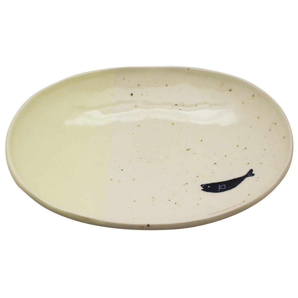 Izawa HIYORI Oval Curry Bowl - Fish