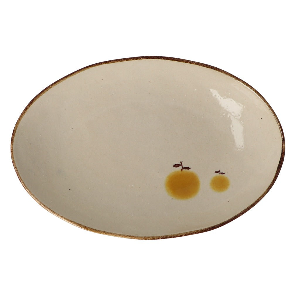 Izawa MURIR Oval Bowl L - Orange