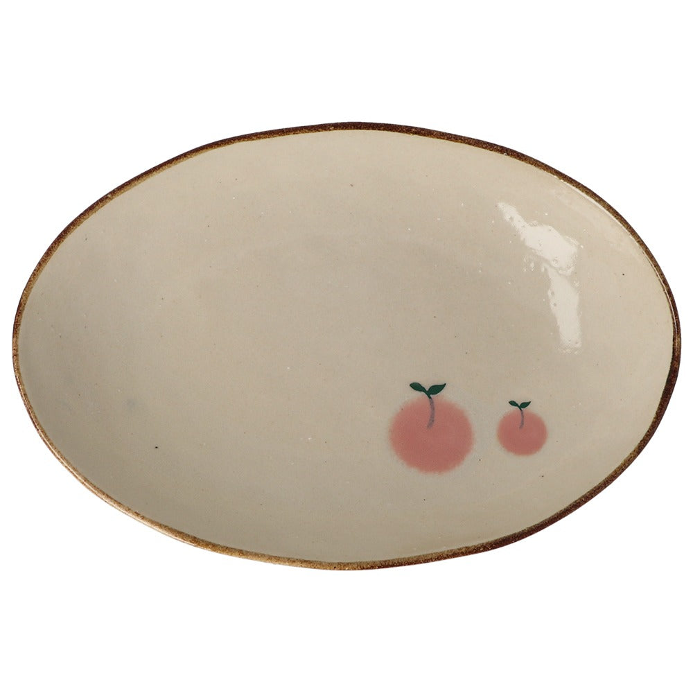 Izawa MURIR Oval Bowl L - Peach