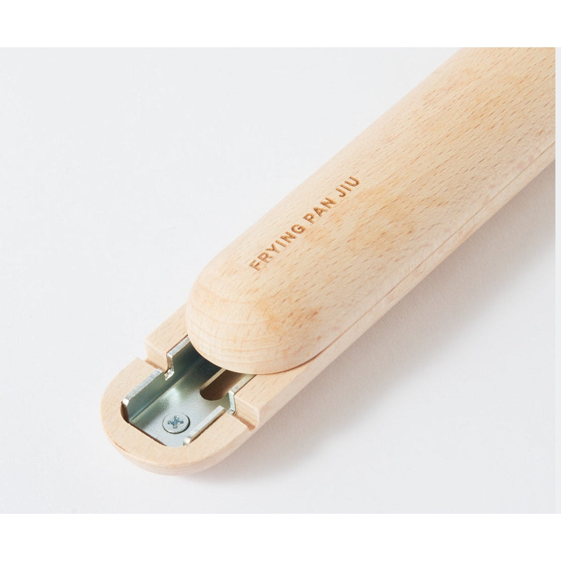 JIU Frying Deep Pan Pot Ｍ with Beech Handle Set