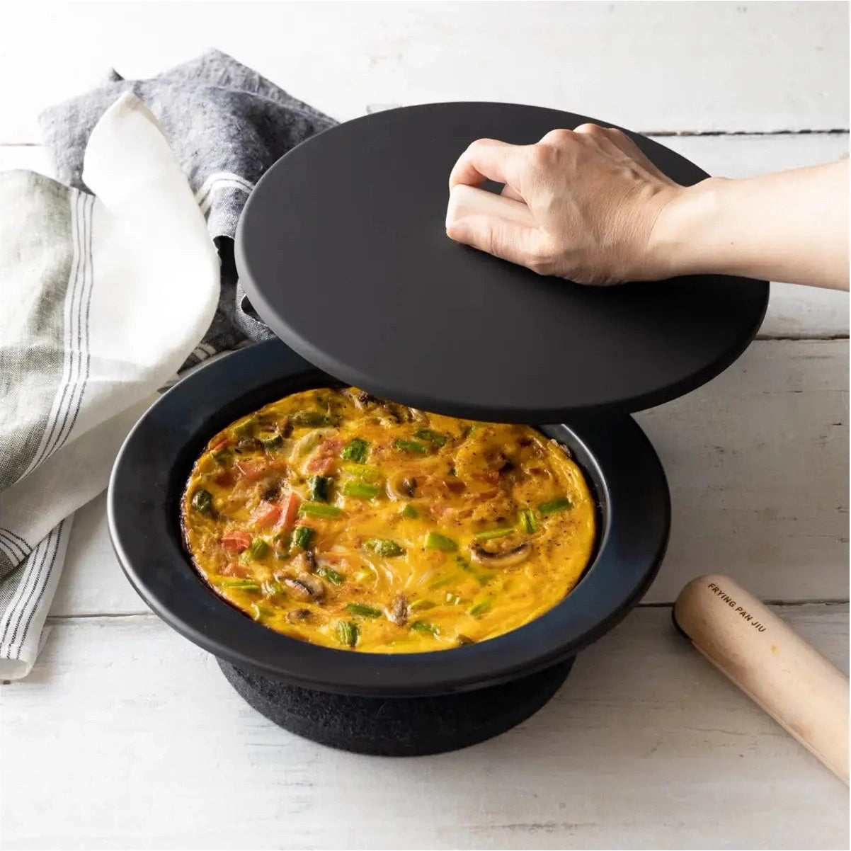 JIU Frying Pan Lid L Beech