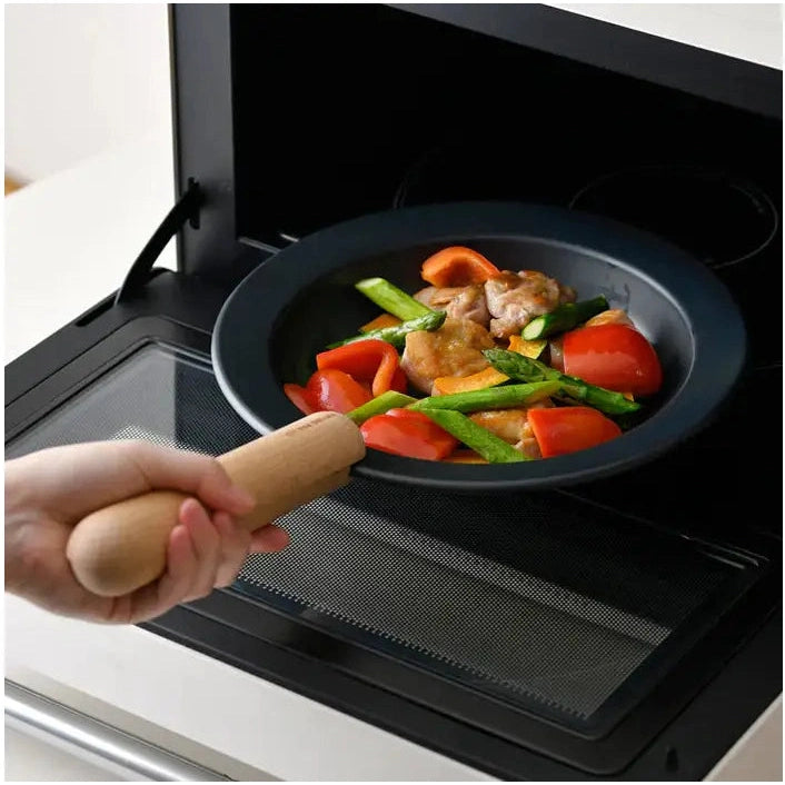 JIU Frying Pan M with Beech Handle Set