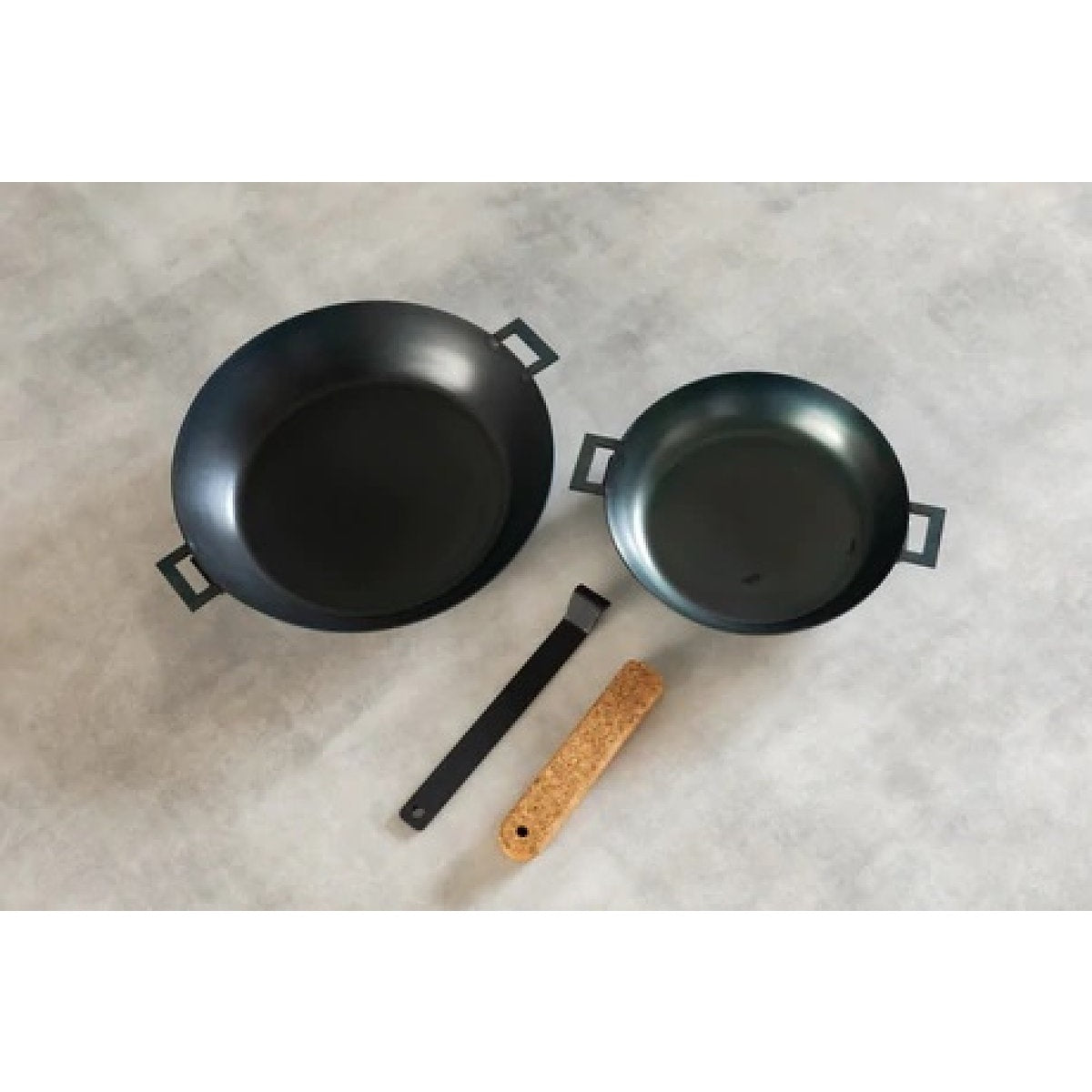 JIU Fujita Dish Iron Pan set 20cm/26cm