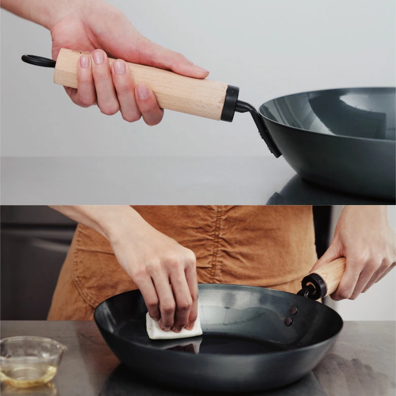 JIU Fujita Iron Frying Pan IH 26cm