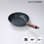 JIU Fujita Iron Frying Pan IH 26cm