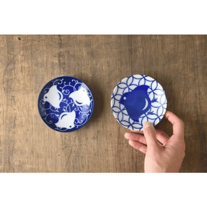 Japanese Chidori-zukushi Small Plate 5P Set