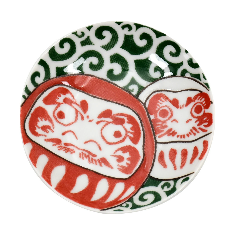 Japanese Icon Small Plate 9.5D - Daruma