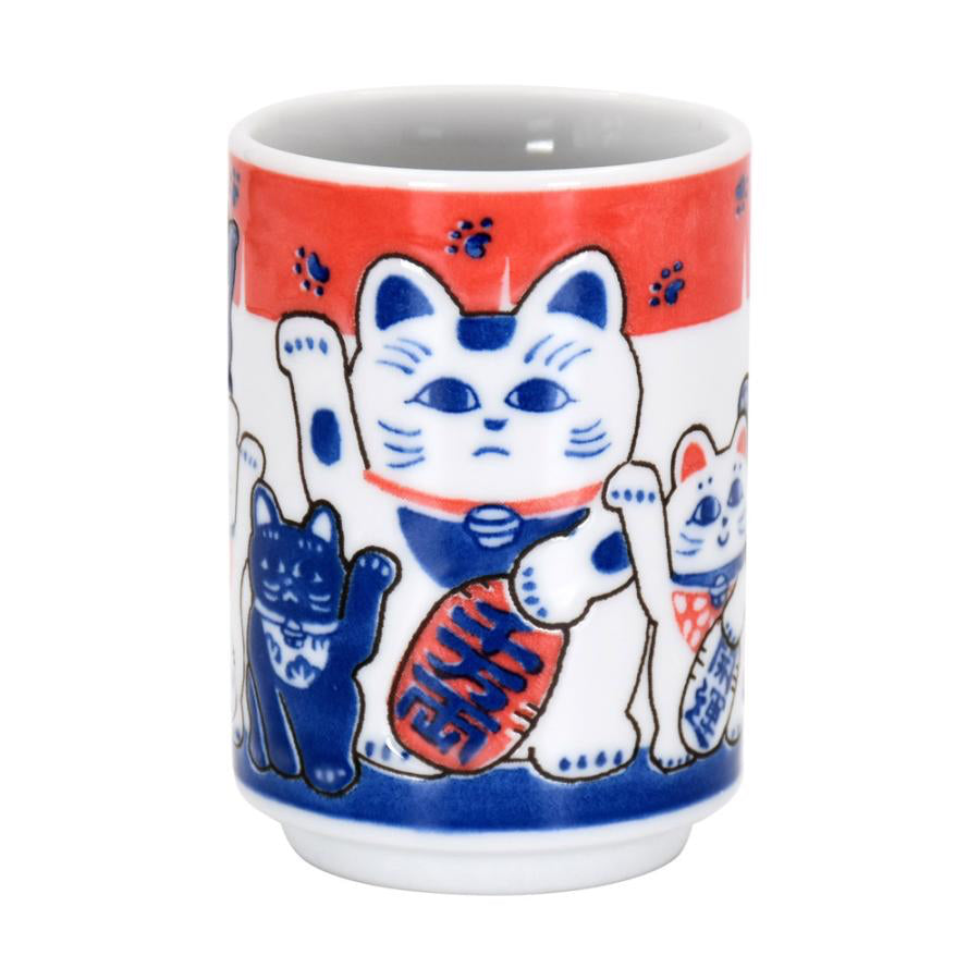Japanese Icon Yunomi Tea Cup 270ml - Lucky Cat