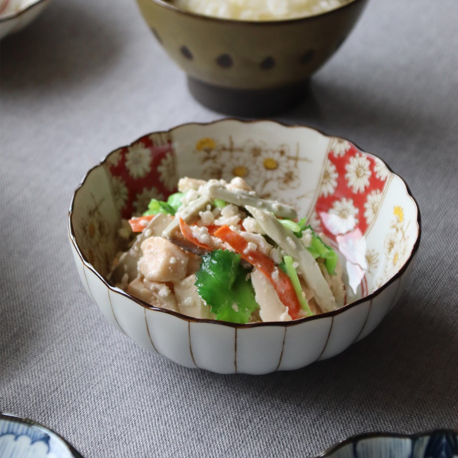 Japonica Chrysanthemums Plate Set - 3P