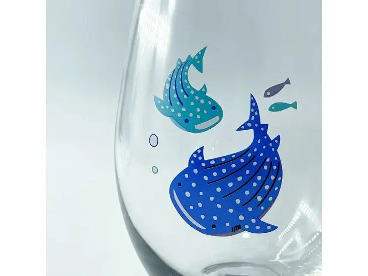 Jinbei Whale Shark Glass Cup 2P Set