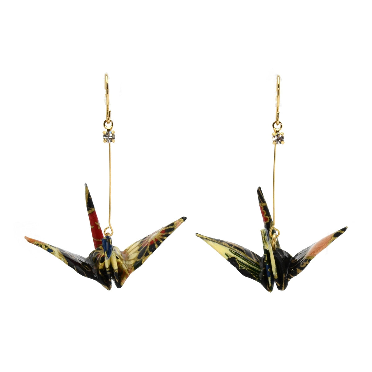 Junintowa Crane Pierce Earrings - Large