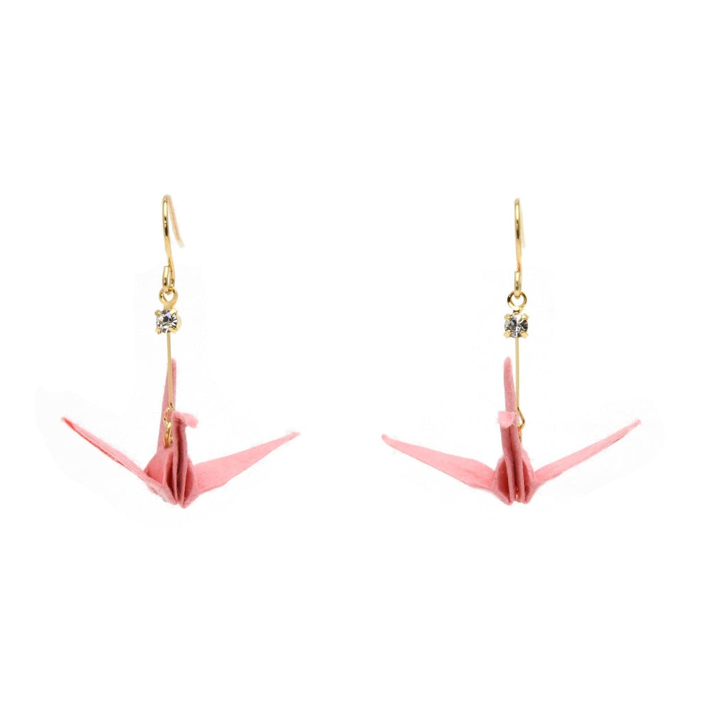 Junintowa Tsuru Crane Earrings