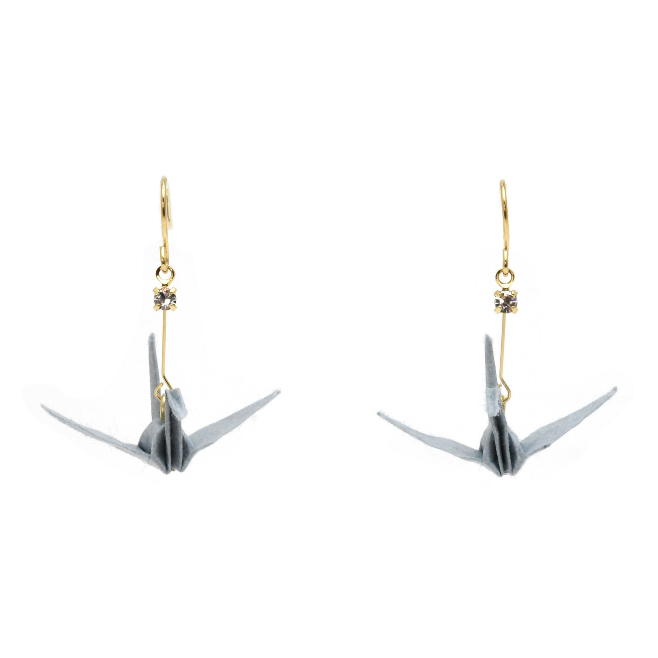 Junintowa Tsuru Crane Earrings