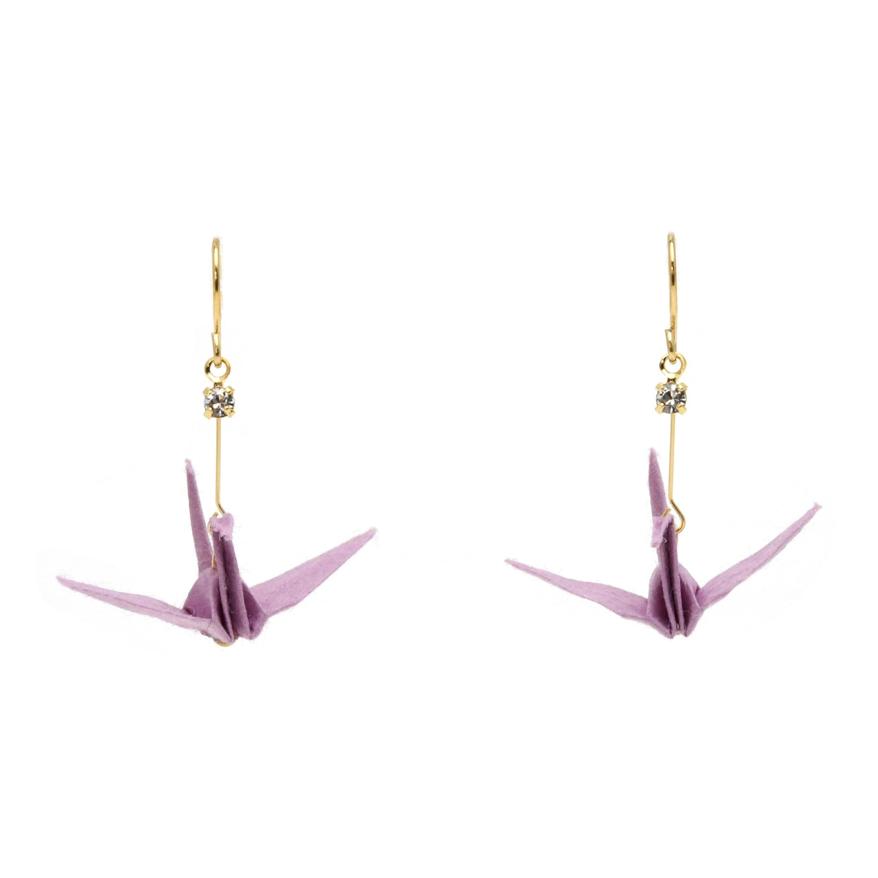 Junintowa Tsuru Crane Earrings