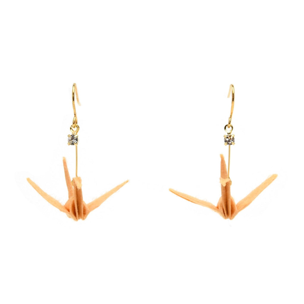 Junintowa Tsuru Crane Earrings