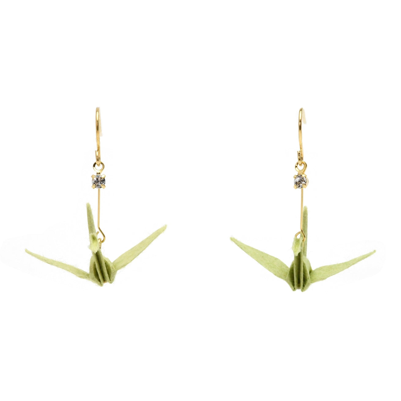 Junintowa Tsuru Crane Earrings