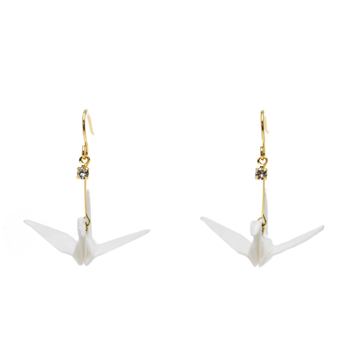 Junintowa Tsuru Crane Earrings