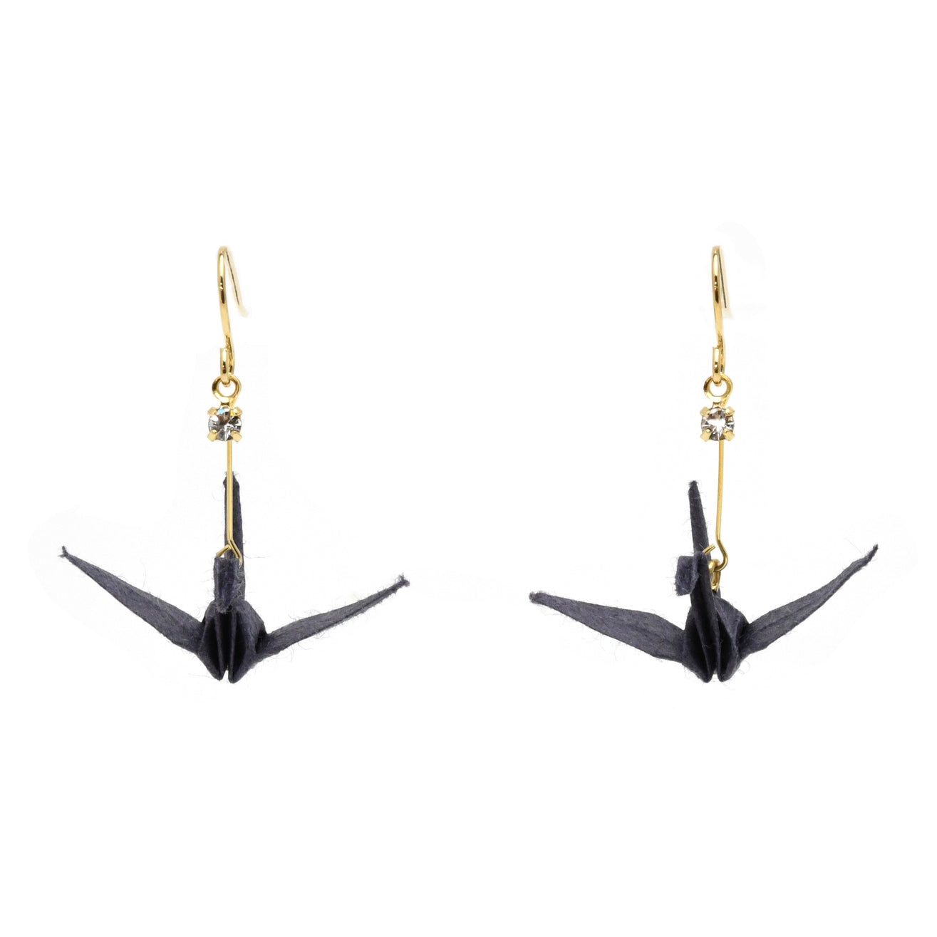 Junintowa Tsuru Crane Earrings