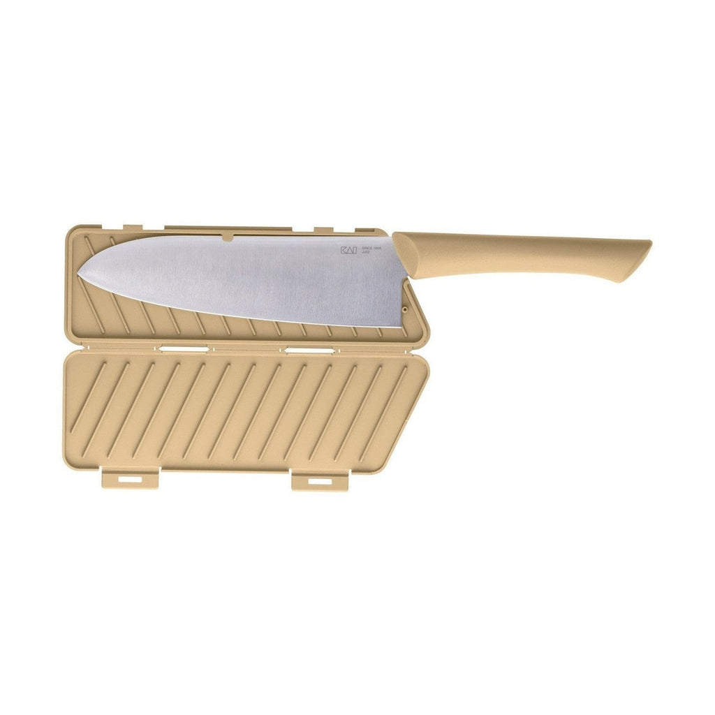 Kai Manasaya Santoku Knife 16.5cm with Sheath