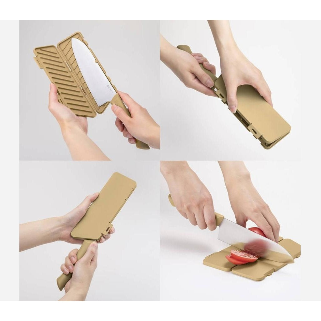 Kai Manasaya Santoku Knife 16.5cm with Sheath