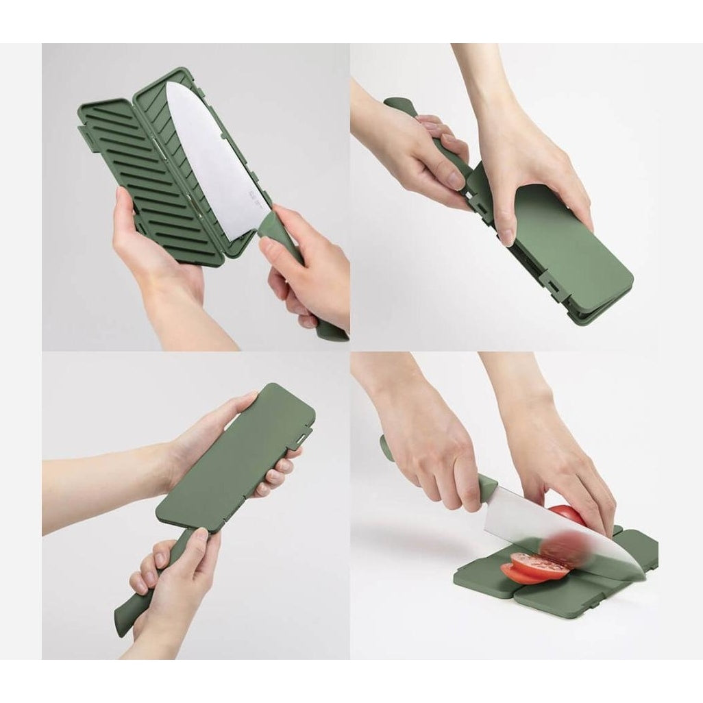 Kai Manasaya Santoku Knife 16.5cm with Sheath