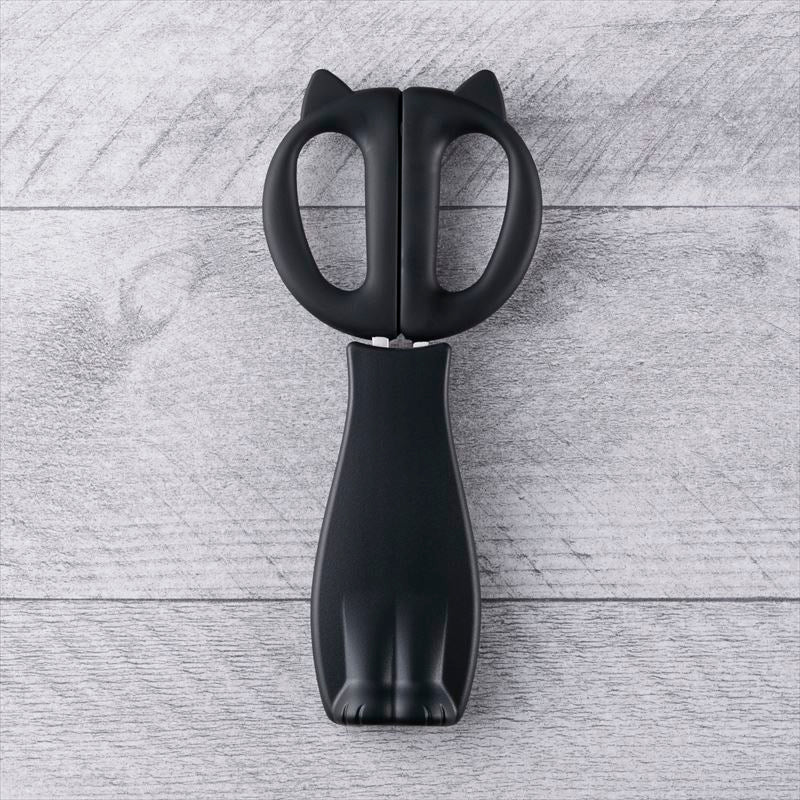 Kai Nyammy Cat Kitchen Scissors with Case