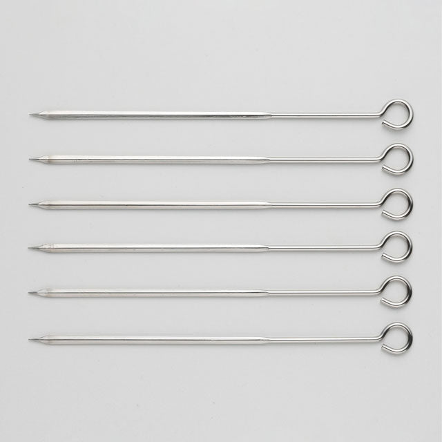 Kajidonya Stainless Steel BBQ Skewers 6pcs
