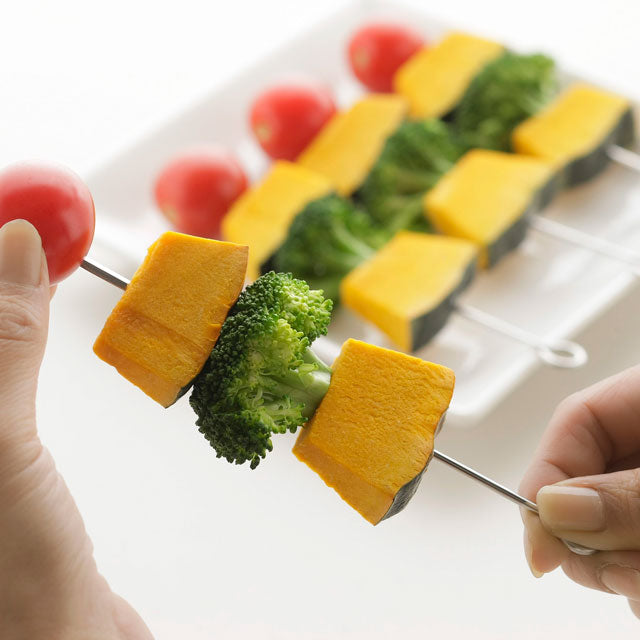 Kajidonya Stainless Steel BBQ Skewers 6pcs