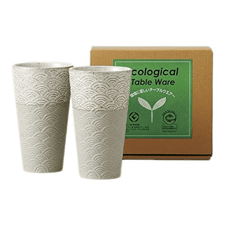 Kanese Aomi Wave Tumbler Pair Set