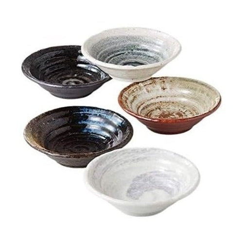 Kanese Carved Swirl Small Bowl 5P Set