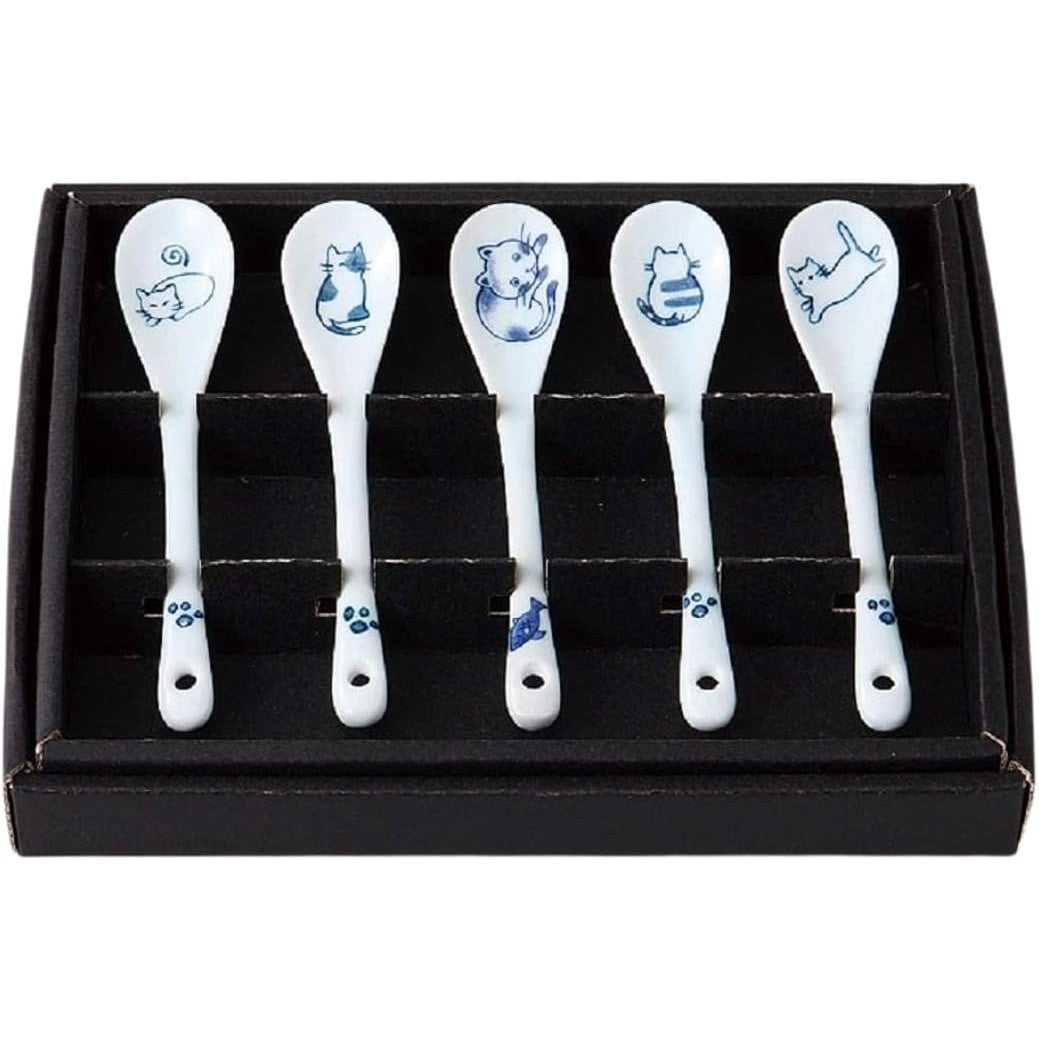 Kanese Cat Spoon Set 5P