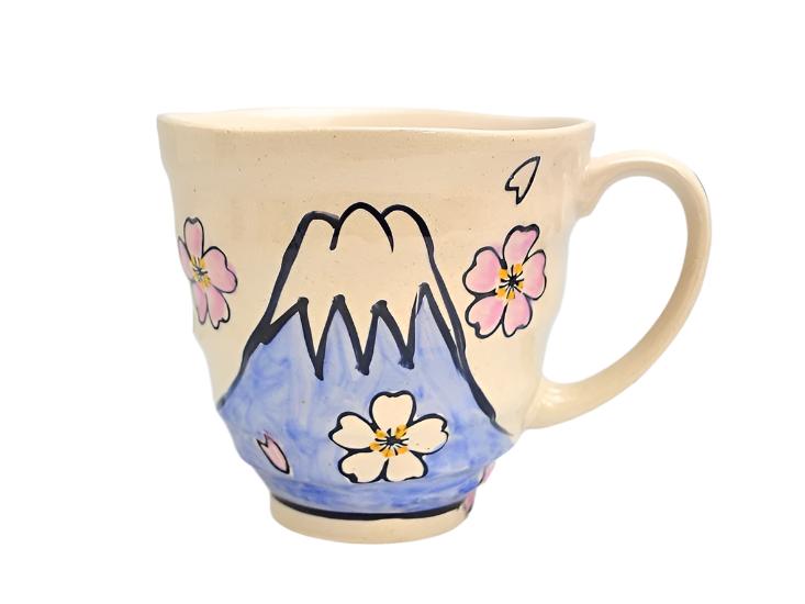 Kanese Mt Fuji Sakura Mug 350ml