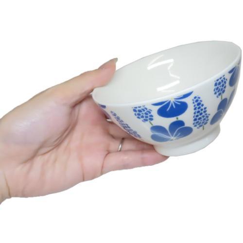 Kanesho Miffy Flower Rice Bowl 11.5D - Blue