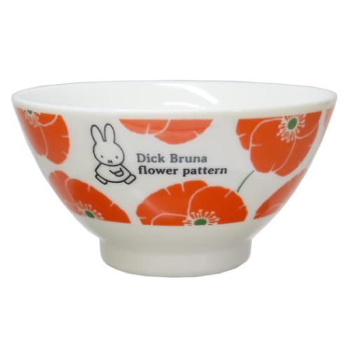 Kanesho Miffy Flower Rice Bowl 11.5D - Red