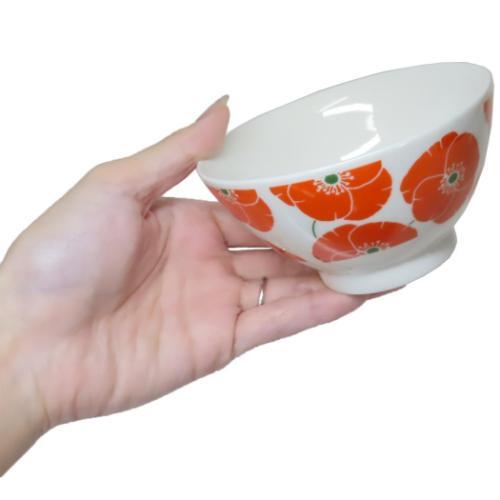 Kanesho Miffy Flower Rice Bowl 11.5D - Red