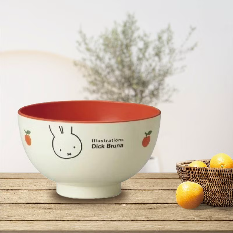 Kanesho Miffy Soup Bowl - Apple