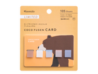 Kanmido Coco Fusen Card sticky notes packaging with bear design