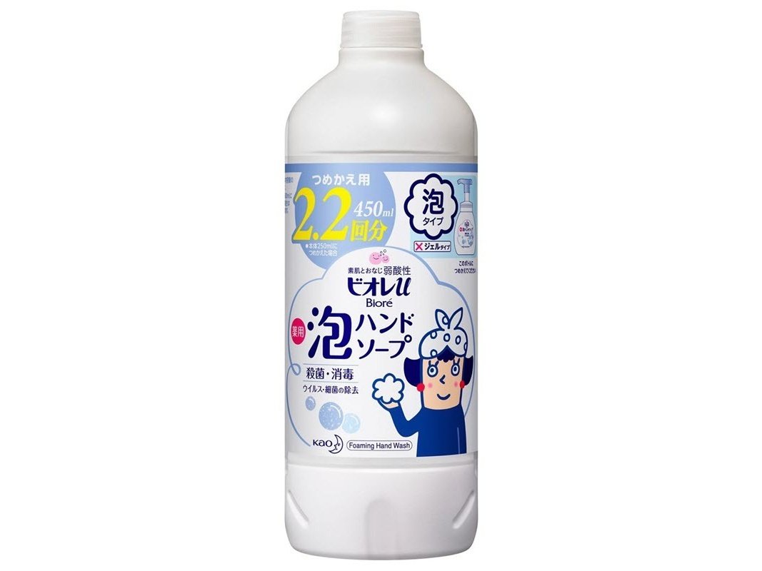 Kao Biore Foam Flower Stamp Handwash Refill 450ml