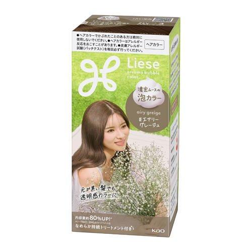 Kao Liese Creamy Bubble Colour Hair Dye - Airy Greige