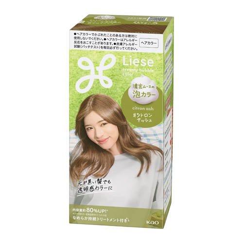 Kao Liese Creamy Bubble Colour Hair Dye - Citron Ash