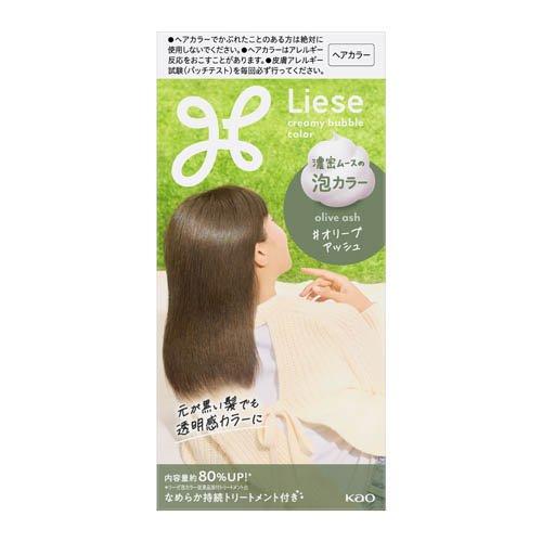 Kao Liese Creamy Bubble Colour Hair Dye - Olive Ash