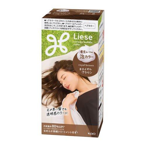 Kao Liese Creamy Bubble Colour Hair Dye - Royal Brown