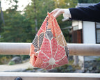 Kashiko Furoshiki - Chrysanthemum 90cm