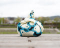 Kashiko Furoshiki - Plover Blue 70cm
