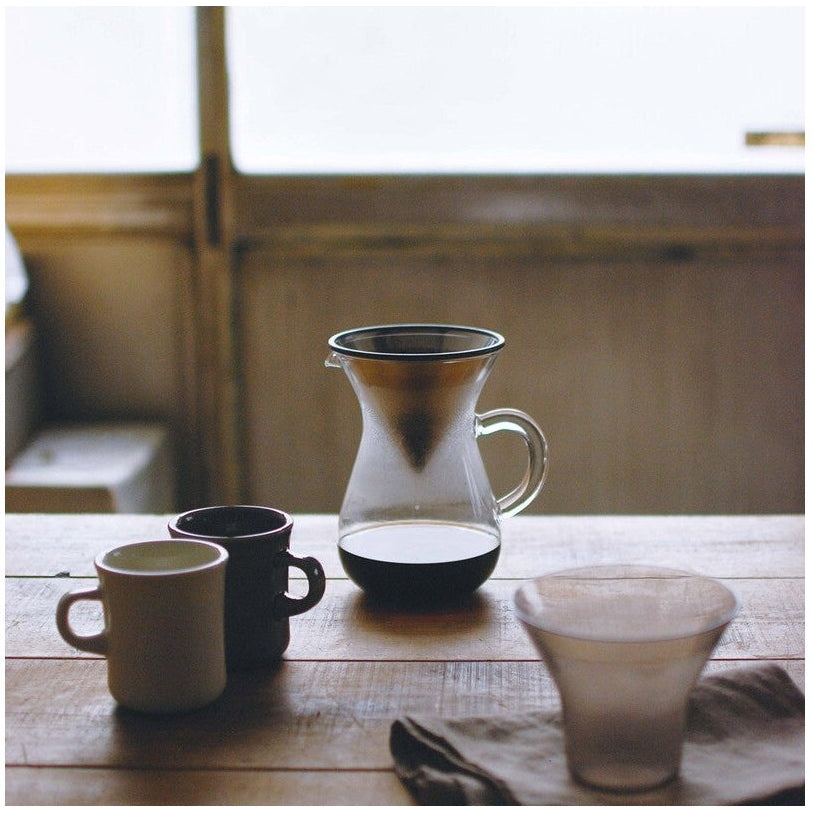 Kinto - SCS Coffee Carafe Brew Set - 300ml - Stainless Steel Filter
