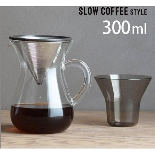 Kinto - SCS Coffee Carafe Brew Set - 300ml - Stainless Steel Filter