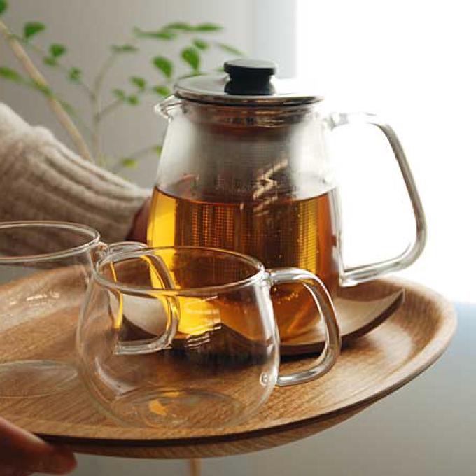 Kinto - Unitea Teapot Set - Large - Stainless Steel