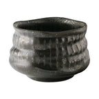 Kobokubori Silver Grey Matcha Bowl