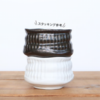 Kobokubori Silver Grey Matcha Bowl