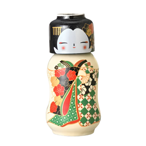 Kokeshi Shuki Sake Set - Sakura Maiko